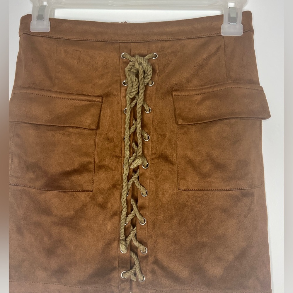 Suede skirt size XS